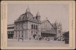 Cca 1895 Budapest, Nyugati Pályaudvar, Keményhátú Fotó Divald Károly Műintézetéből, Szép állapotban, 11,5×17,5 Cm - Sonstige & Ohne Zuordnung