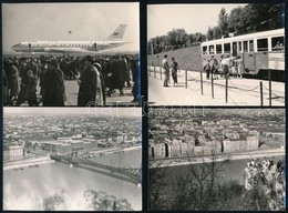 Cca 1960 Budapesti Városfotók, életképek, 13 Db Jelzés Nélküli Vintage Fénykép, 9x12 Cm - Autres & Non Classés