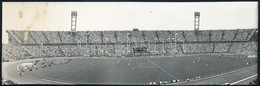 1968 Budapest, Népstadion, Saphier Herbert Pecséttel Jelzett Sajtófotója, Foltos, 6×17,5 Cm - Sonstige & Ohne Zuordnung