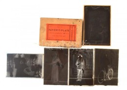 Cca 1947 Mosonyi Antalné (?-?), (Marika Fotó) Kiskunfélegyházi Műtermében Készült 18 Db Vintage üveglemez Negatív Polgár - Sonstige & Ohne Zuordnung