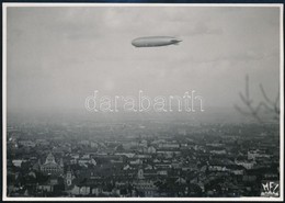 1931 A Zeppelin Budapest Fölött. MFI Fotó / Zeppelin Over Budapest 18x12 Cm - Other & Unclassified