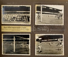 1938-1942 A Hangya Fogyasztási Szövetkezet NB III - NB II. Csapatának 1938-1942 Közötti Focimeccseiről összeállított Fot - Autres & Non Classés