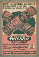 Edeska Kávépótló Kétoldalas Reklámlap - Advertising
