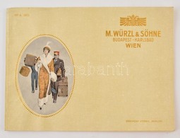M. Würzl & Söhne Bőrönd- és Bőráru-gyárosok Képes árjegyzéke, Papírkötésben, Jó állapotban - Publicités