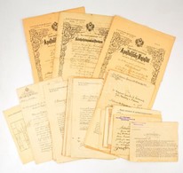 Cca 1900-1920 Kopácsy József Százados Különféle Iratai: Kinevezések, Igazolások, Stb., érdekes Anyag, összesen 56 Db - Sonstige & Ohne Zuordnung