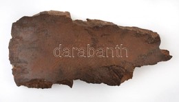 'Monte San Gabriele 1917' Feliratú Repeszdarab, 20,5×11 Cm /
Piece Of Shrapnel With Inscription 'Monte San Gabriele 1917 - Autres & Non Classés
