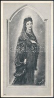 1898 Erzsébet Királyné (Sisi) Kegyeletes Emlékére Kiadott Emléklap, Rajta Ceruzás Felirattal - 'Őfensége Auguszta Főherc - Non Classés