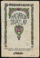 Cca 1930 Magyaros Divatlap, Tervezték A Székesfővárosi Iparrajziskola Ruhatervező IV. Osztály Növendékei, Színezett Diva - Zonder Classificatie