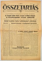 1945 Bp., Az Összetartás III. évfolyamának 7. Száma, Címlapon A Budapesti Harcokról Szóló Cikkel, 4p - Non Classés