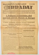 1945 Bp., A Virradat X. évfolyamának 2. Száma, Címlapon Budapest Ostromáról Szóló Cikkel, 4p - Ohne Zuordnung