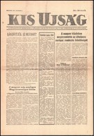 1956 A Kis újság Kisgazda Napilap November 1-jei Lapszáma, érdekes írásokkal - Non Classés