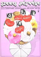 1982 Miklós Károly (?-?): Szexis Hétvége (Sunday Lovers) Filmplakát, Hajtásnyommal, 60x40 Cm - Autres & Non Classés