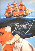 1987 Rácmolnár Sándor (1960 - ): Bounty, Amerikai Film Plakát, Főszerepben: Mel Gibson, Antony Hopkins, Ofszet, Hajtott, - Andere & Zonder Classificatie