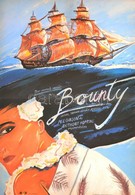 1987 Rácmolnár Sándor (1960 - ): Bounty, Amerikai Film Plakát, Főszerepben: Mel Gibson, Antony Hopkins, Ofszet, Hajtott, - Altri & Non Classificati