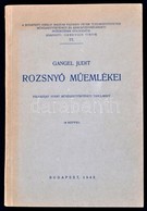 Gangel Judit: Rozsnyó Műemlékei. Budapesti Király Magyar Pázmány Péter Tudományegyetem Művészettörténeti és Keresztényré - Sin Clasificación