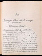 1894 Erdészeti Statisztika. Hn.,1894, Nyn., 233+2+133+3 P. Aranyozott Gerincű Egészvászon-kötés, Foltos, Kopott Borítóva - Unclassified