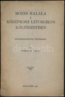 Hirschler Árpád: Mózes Halála A Középkori Liturgikus Költészetben. Bölcsészdoktori értekezés. Bp.,1939,Szerzői Kiadás, N - Unclassified