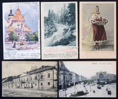 ** * Kb. 500 Db RÉGI Magyar Képeslap Dobozban. Vegyes Minőség / Cca. 500 Pre-1950 Hungarian Postcards In A Box. Mixed Qu - Non Classés