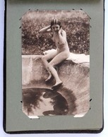 ** * Kb. 43 Db RÉGI Motívum Képeslap Albumban: Erotikus, Meztelen. Vegyes Minőség / Cca. 43 Pre-1950 Motive Postcards In - Ohne Zuordnung