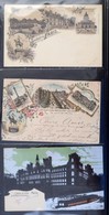 ** * 40 Db RÉGI Francia Képeslap Albumban: Csak Párizsi Lithok. Vegyes Minőség / 40 Pre-1910 French Postcards In Album:  - Unclassified