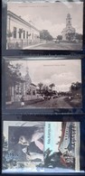 ** * 28 Db RÉGI Magyar Városképes Lap Albumban: Eger és Környéke / 28 Pre-1945 Hungarian Town-view Postcards In Album: E - Non Classés