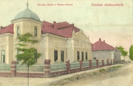 T2/T3 1907 Abádszalók, Úri Utca, Flamm Villa (Takarékpénztár). Deszberg Vilmos Kiadása (EK) - Sin Clasificación