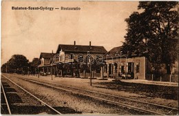 * T2/T3 1915 Balatonszentgyörgy, Vasútállomás étterem / Restauratio (Rb) - Sin Clasificación