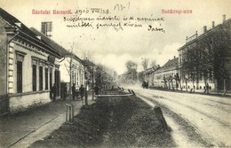 * T2/T3 1910 Barcs, Széchenyi Utca, Dráva Vidék Szerkesztősége. W.L. Bp. 2375. 410. (EK) - Non Classés