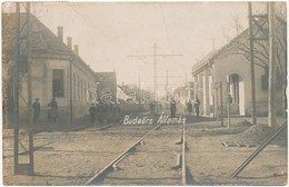 T2 1925 Budaörs, Budapest-Budafoki Helyi Érdekű Villamos (BBVV) Vasút Megállóhelye, Vasútállomás. Photo - Non Classés