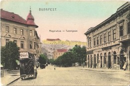 T2/T3 1908 Budapest I. Alagút Utca, Omnibusz Odol Reklámmal, Gyógyszertár, Dohány és Szivar Bolt, Reisz A. üzlete  (EK) - Non Classés