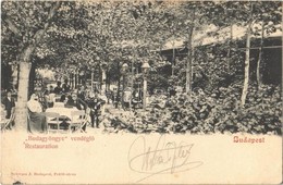 T2/T3 1903 Budapest II. Budagyöngye Vendéglő Kerthelyisége (EK) - Non Classés