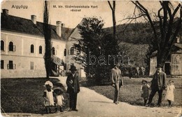 * T2/T3 Algyógy, Geoagiu; M. Kir. Földmívesiskola Kertje. Ferencz Pepi Kiadása / Agricultural School (EB) - Ohne Zuordnung