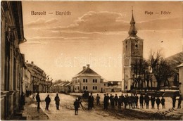 T2 1926 Barót, Baraolt; Fő Tér, Templom, Tél. Égető Nyomda / Piata / Main Square, Church, Winter - Non Classés