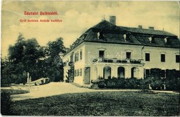 T2/T3 Bethlen, Beclean; Gróf Bethlen András Kastélya. W.L. 1894. / Castle - Ohne Zuordnung