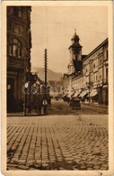 ** T2/T3 Brassó, Kronstadt, Brasov; Kolostor Utca, Tulliu Gyógyszertár / Farmacia / Street View With Pharmacy (EK) - Non Classés