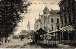 T2 1912 Brassó, Kronstadt, Brasov; Transilvánia Kávéház Terasza / Cafe Terrace - Non Classés