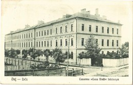 T2/T3 1940 Dés, Dej; Cazarma 'Cuza Voda' Laktanya. Medgyesi Lajos Kiadása / Military Barracks + '1940 Dés Visszatért' So - Ohne Zuordnung