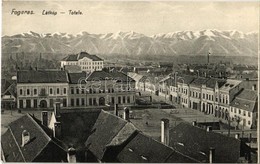 ** T1 Fogaras, Fagaras; Látkép, Schul Henrik üzlete. Fleissig Jakab és Fia Kiadása / General View, Shop - Non Classés