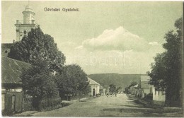 T2 1915 Gyalu, Gilau; Fő Utca, Templom. Betegh Márton Kiadása / Main Street, Church - Sin Clasificación