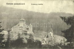 T3 1914 Jósikafalva, Béles, Belis; Urmánczy Kastély és Kápolna. Lőwe Dezső Kiadása / Castle And Chapel (fl) - Non Classés