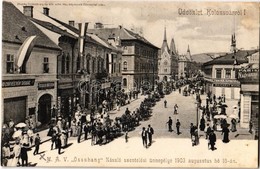 T2/T3 1912 Kolozsvár, Cluj; MÁV 'Összhang' Zászlószentelési ünnepélye 1903 Augusztus 16-án, Részvénytársaság, Fogászati  - Non Classés