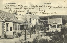 T2/T3 1911 Málnásfürdő, Malnas-Bai; Albert Villa. Adler Fényirda / Villa (EK) - Ohne Zuordnung