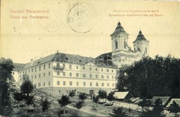 T2/T3 1909 Máriaradna, Radna; Kegytemplom és Zárda. W.L. (?) 3023. Czauscher József Kiadása / Wohlfahrtskirche Und Klost - Zonder Classificatie