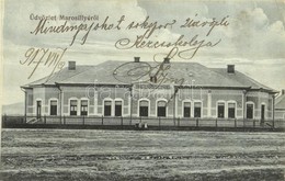 T2/T3 1917 Marosillye, Ilia; Járási Székház. Nagy Bálint Kiadása / County Hall (EK) - Non Classés