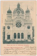 * T2/T3 1900 Marosvásárhely, Targu Mures; Status Quo Ante Izr. Hitközségi Zsinagóga. Holbach Ede Kiadása / Synagogue (Rb - Ohne Zuordnung