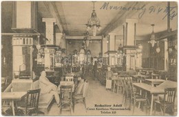 T2/T3 1914 Marosvásárhely, Targu Mures; Rechnitzer Adolf Corsó Kávéháza, Belső / Cafe Interior (EK) - Non Classés