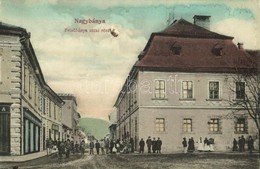 T2/T3 1917 Nagybánya, Baia Mare; Felsőbánya Utca Részlete. Frankovics A. Kiadása / Street View (EK) - Ohne Zuordnung