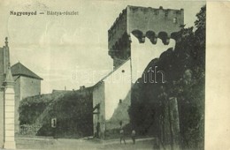 T2/T3 1917 Nagyenyed, Aiud; Bástya Részlet / Bastion Tower (EK) - Ohne Zuordnung