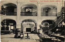 ** T2 Nagykároly, Carei; Gróf Károlyi Kastély Belső, Adrium / Castle Interior, Hall - Non Classés