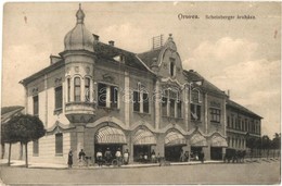 T2/T3 Orsova, Scheinberger Mór áruháza. Grieser Mátyás Kiadása / Shop Palace (EK) - Ohne Zuordnung